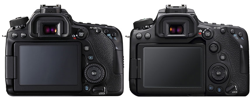 مقایسه دوربین کنون 90D کنون 80D