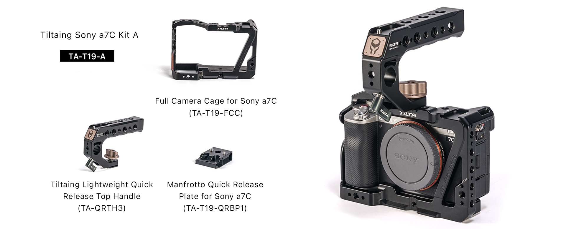 Tilta Camera Cage Kit A for Sony a7C