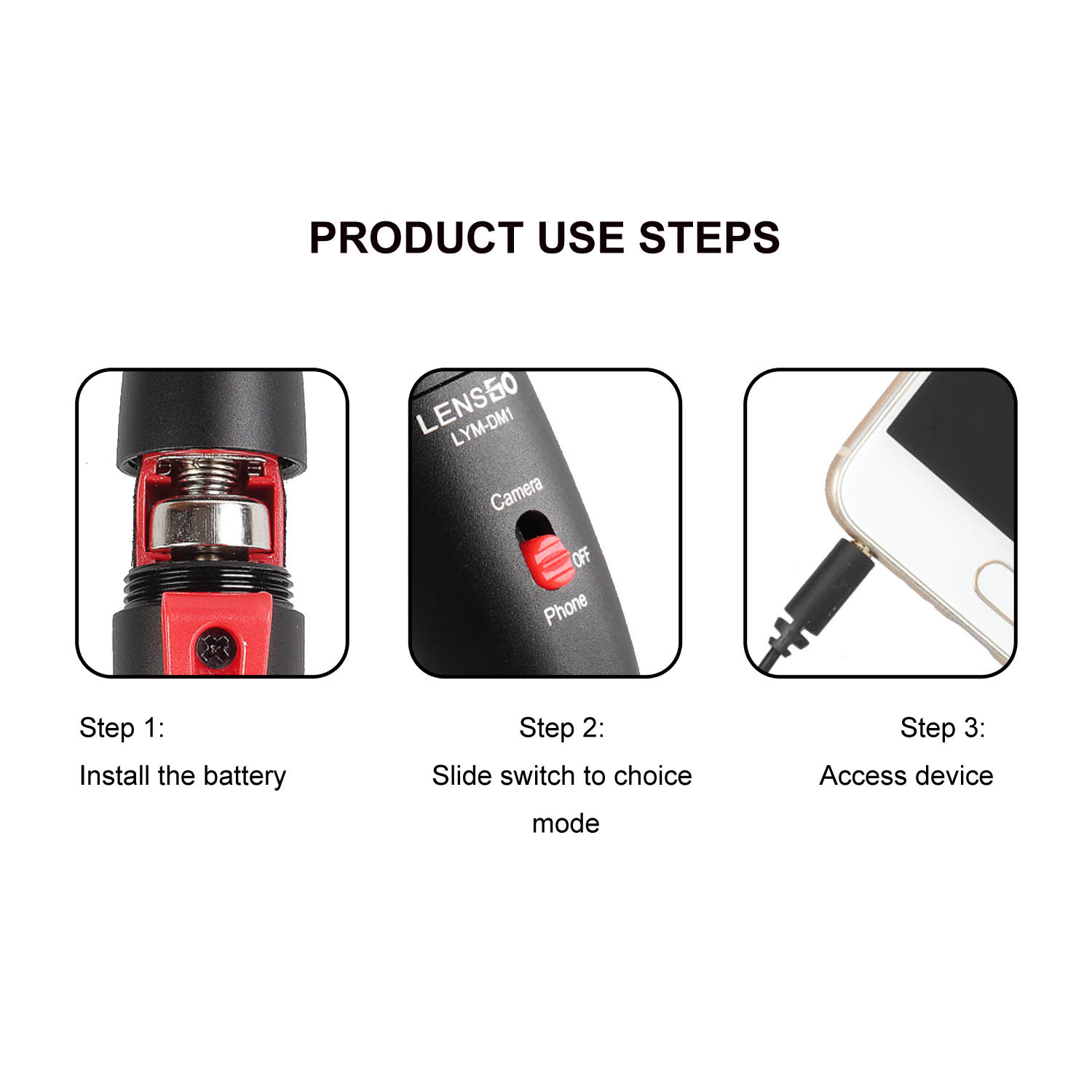 میکروفن لنزگو LENSGO LYM-DM1