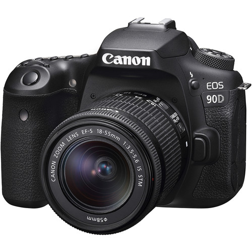 دوربین کانن 90 دی به همراه لنز  Canon EOS 90D DSLR Camera with 18-55mm Lens 