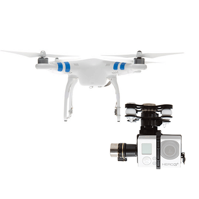 هلی کوپتر فانتوم DJI Phantom 2 Quadcopter with Zenmuse H3-3D 3-Axis Gimbal 