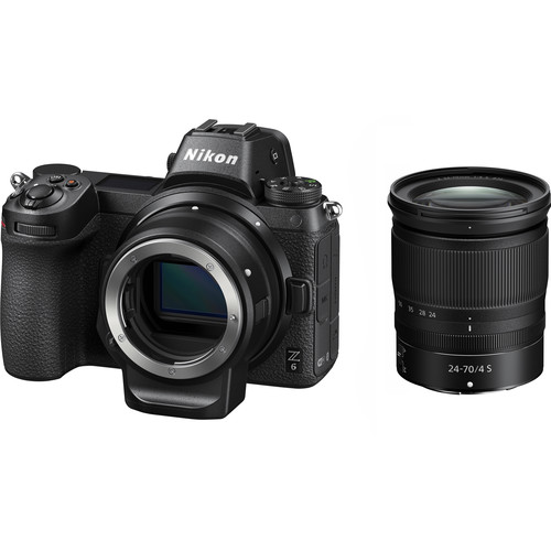 کیت دوربین عکاسی بدون آینه نیکون Nikon Z6 Mirrorless Digital Camera with 24-70mm Lens and FTZ Mount Adapter Kit