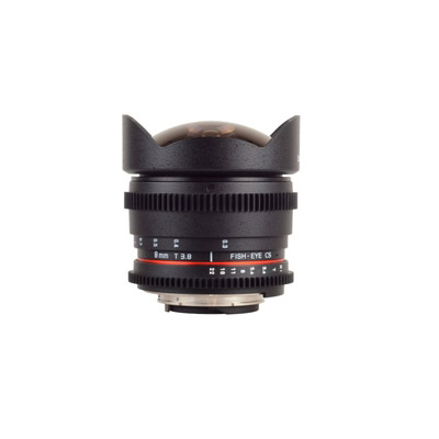 Samyang 8mm T/3.8 Fisheye Cine Lens for Canon 