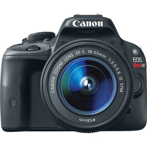  Canon EOS-100D (Rebel SL1) with 18-55mm  