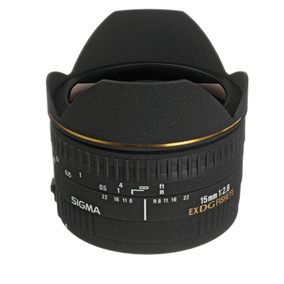 SIGMA 15MM F2.8 EX DG DIAGONAL FISHEYE for Canon