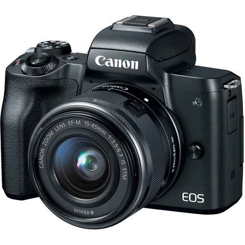 دوربین عکاسی بدون آینه کانن Canon EOS M50 Mirrorless Digital Camera with 15-45mm Lens (Black)