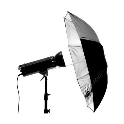 چتر مشکی داخل نقره ای اس اند اس مدل S38 سایز 90 سانتیمتر