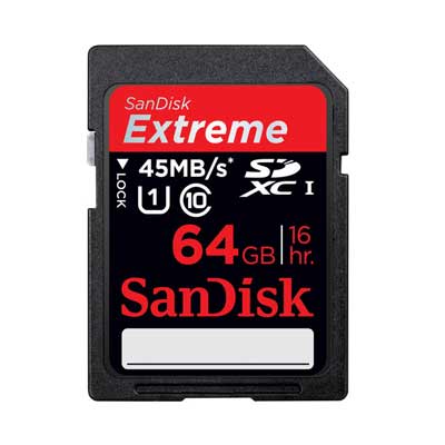 SanDisk 64GB SDXC Extreme 300X