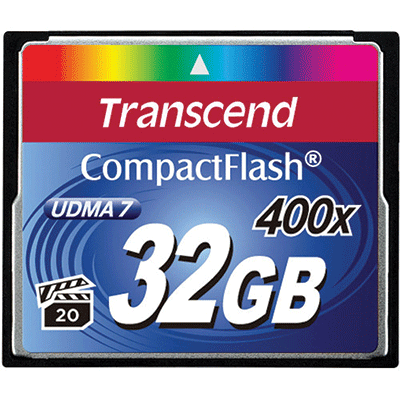 Transcend 32 GB CF Card 400X