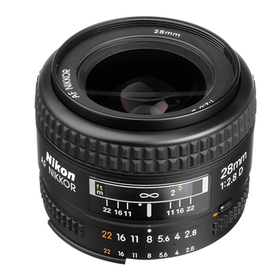 لنز دوربین واید Nikon AF NIKKOR 28mm f/2.8D Autofocus Lens 