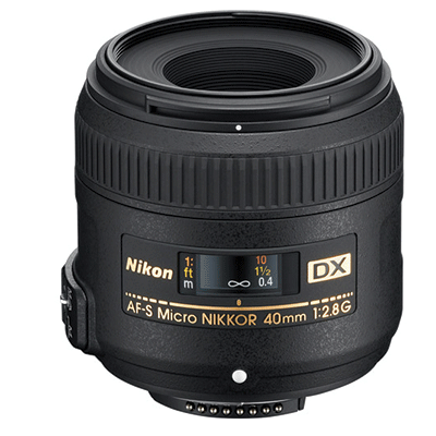 Nikon 40mm f/2.8G AF-S DX Micro-Nikkor Lens