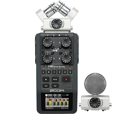 رکوردر زوم  Zoom H6 Handy Recorder With 2 Capsules 