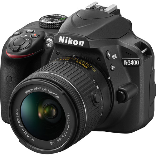 دوربین عکاسی نیکون D3400 با لنز Nikon D3400 DSLR Camera with 18-55mm Lens