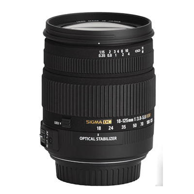 SIGMA 18-125mm F3.8-5.6 DC OS HSM for Nikon