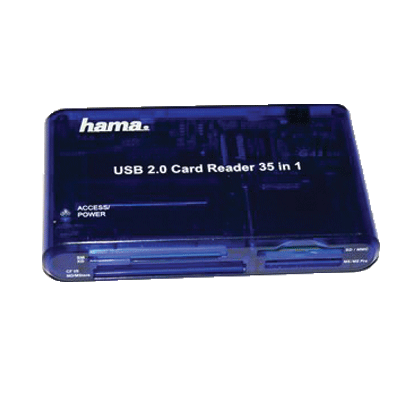 کارت ریدر هاما Hama USB 2.0 Multicard Reader 35in1