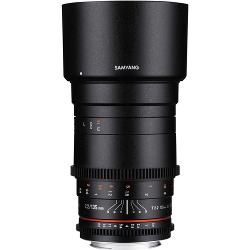 Samyang 135mm T2.2 AS UMC VDSLR II Lens for Canon EF Mount 
