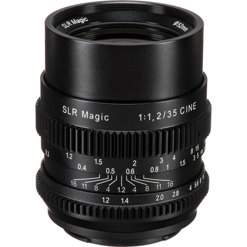 لنزهای سینمایی SLR Magic Cine 35mm F/1.2 Lens for Sony E-Mount