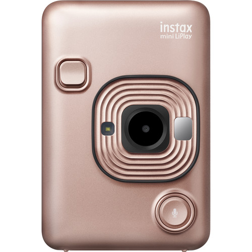 دوربین و پرینتر چاپ سریع فوجی فیلم (FUJIFILM INSTAX MINI LIPLAY HYBRID (Blush Gold