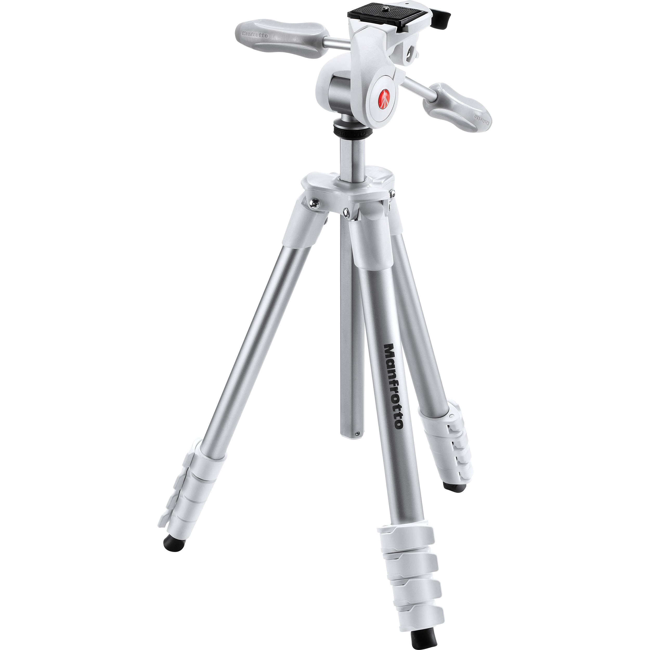 سه پایه عکاسی مانفروتو Manfrotto Compact Advanced Aluminum Tripod (White):MKCOMPACTADV-WH 