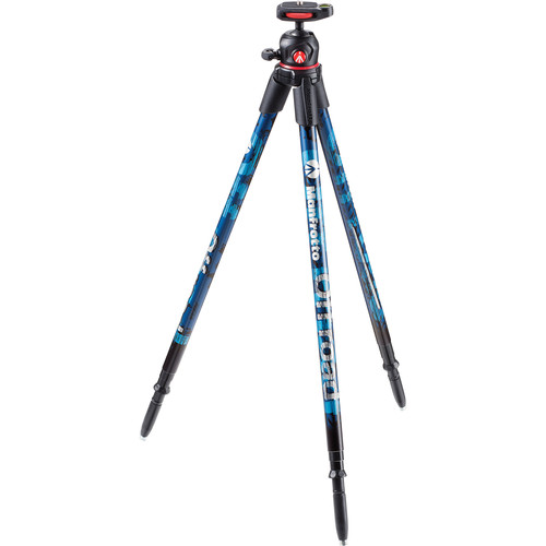 سه پایه مانفروتو Manfrotto Off road Aluminum Tripod with Ball Head (Blue):MKOFFROADB
