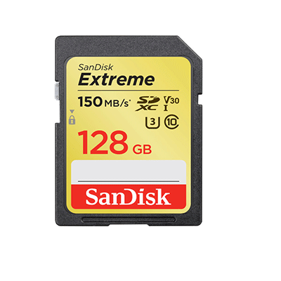 کارت حافظه سن دیسک SanDisk 128GB Extreme SDXC UHS-I 150MB/S