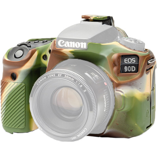 محافظ بدنه کانن easyCover Silicone Protection Cover for Canon 90D (Camo)