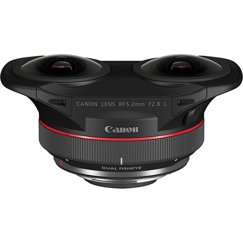 لنز کانن بدون آینه Canon RF 5.2mm f/2.8 L Dual Fisheye 3D VR Lens