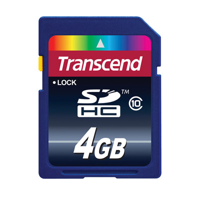 Transcend 4GB SDHC Card