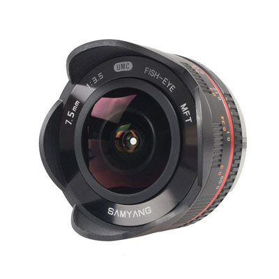 Samyang 7.5mm f/3.5 UMC Fisheye MFT Lens