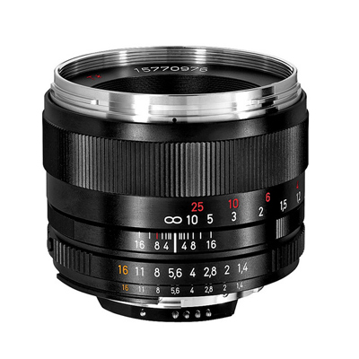 Zeiss Planar T* 50mm F/1.4 ZF.2 Lens for Nikon F-Mount Cameras