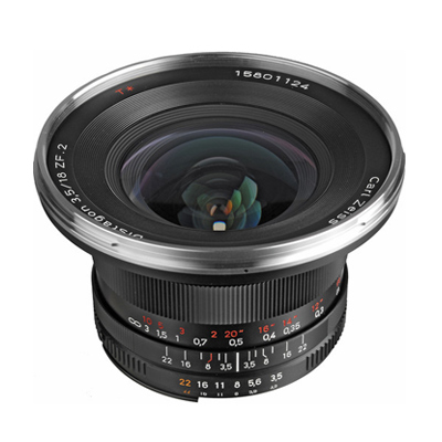 Zeiss Distagon T* 18mm F/3.5 ZF.2 Lens for Nikon F-Mount Cameras 
