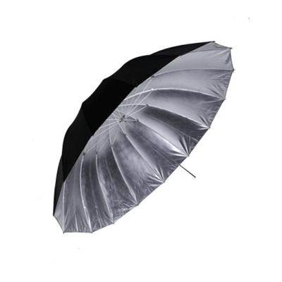 Phottix Para-Pro Reflective Umbrella Black Exterior-Silver Interior 182 cm