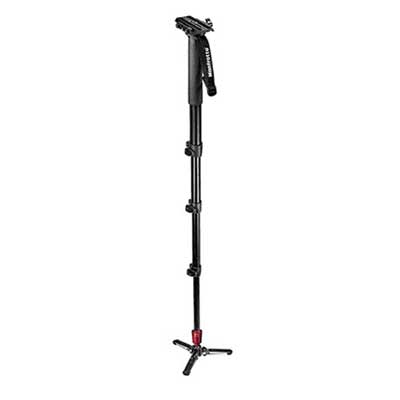 Manfrotto 562B-1 Fluid Video Aluminum Monopod w/ Plate