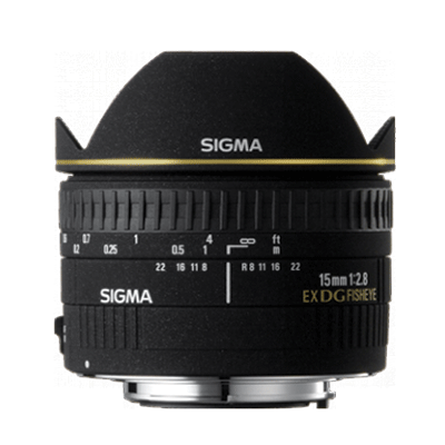 SIGMA 15MM F2.8 EX DG DIAGONAL FISHEYE for Nikon