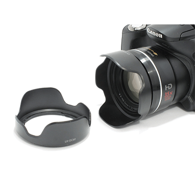 هود لنز کانن طرح اصلی Canon LH-DC60 Lens Hood for Canon SX50