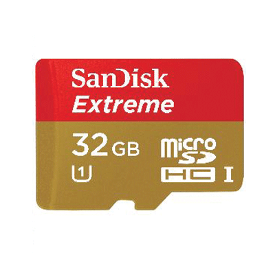Sandisk 32GB Extreme microSDHC 300X