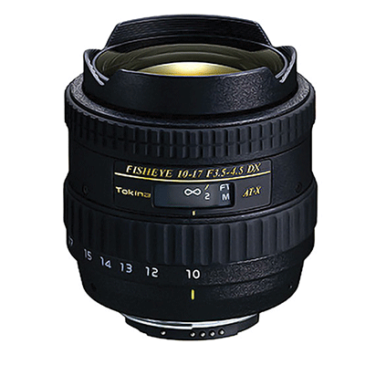 Tokina 10-17mm f/3.5-4.5 AT-X 107 AF DX Fisheye Lens for Nikon