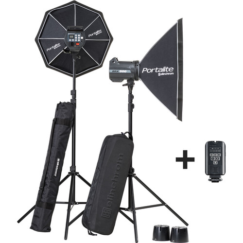  کیت فلاش استودیویی الینکروم Elinchrom BRX 500/500 2-Light To Go Set with Bag 