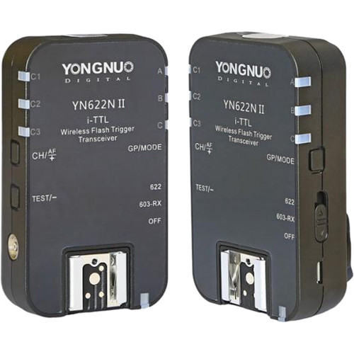  Yongnuo i-TTL Transceiver YN622N II for Nikon Cameras :2-Pack