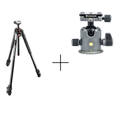 سه پایه مانفروتو Manfrotto MT190XPRO3 با هد ونگارد Vanguard Alta BH-300