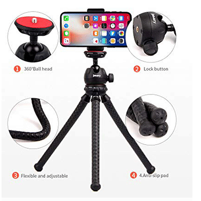 سه پایه دوربین و موبایل جی مری Jmary MT-25 Flexible Tripodclose