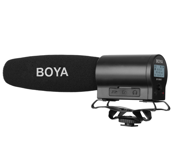 میکروفن و رکوردرها بویا Boya BY-DMR7 Shotgun Microphone with Integrated Flash Recorder