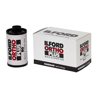 فیلم ایلفورد سیاه و سفید Ilford Ortho Plus Black & White Negative Film :35mm Roll Film, 36 Exposures