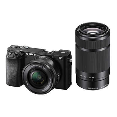 کیت 2 لنز دوربین عکاسی سونی Sony Alpha A6100 + 16-50 + 55-210 OSS