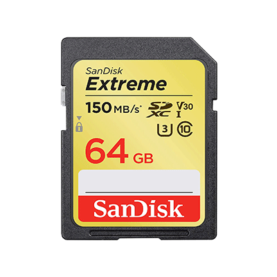 کارت حافظه سن دیسک SanDisk 64GB Extreme SDXC UHS-I 150MB/S