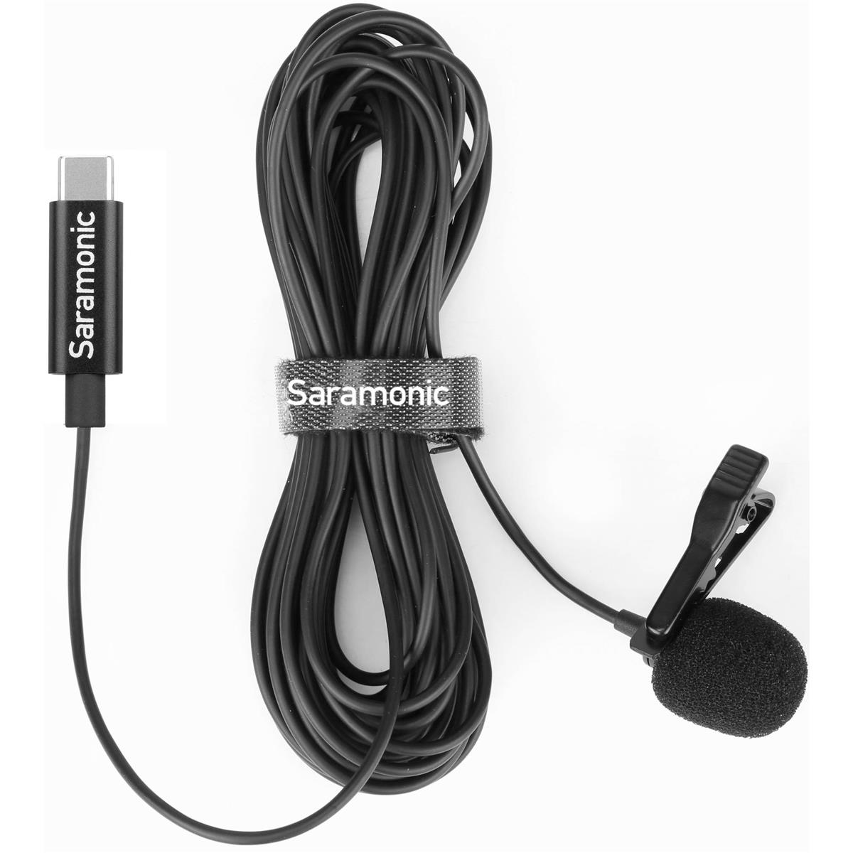 میکروفن یقه ای سارامونیک Saramonic LavMicro U3B با درگاه USB-C