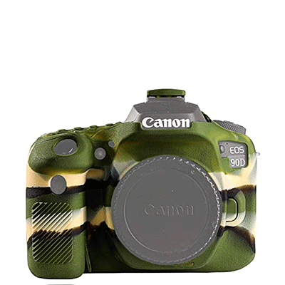 کاور سیلیکونی رنگ سبز دوربین کانن CANON 90D