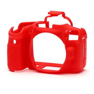 کاور سیلیکونی رنگ قرمز دوربین کانن CANON 90D