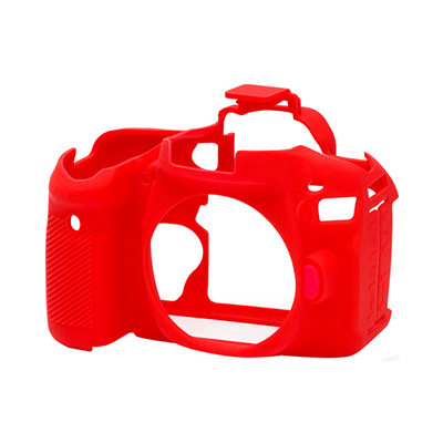 کاور سیلیکونی رنگ قرمز دوربین کانن CANON 80D