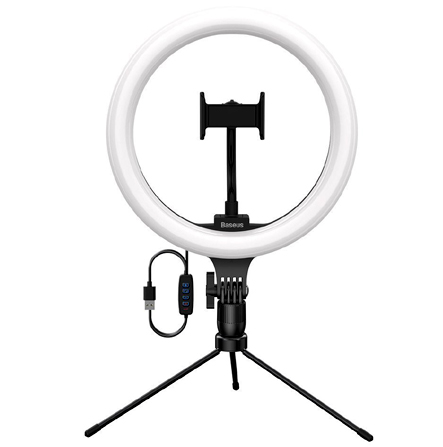 رینگ لایت باسئوس Baseus Ring Light CRZB10-A01 به همراه پایه رومیزی